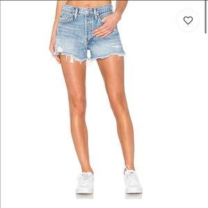 AGOLDE light wash jean shorts. Size 29. Worn twice